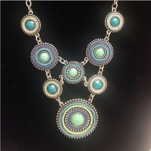 Beautiful Brand New with Tags Beaded Statement Necklace